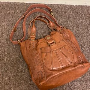 Lucky Brand Soft Lamb Leather Brown Handbag